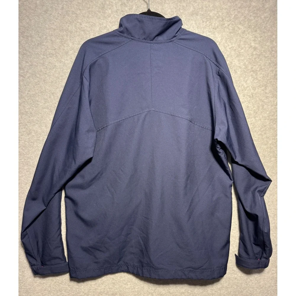 Nike Boston Red Sox MLB Dri-FIT Full Zip Jacket Mens‎ Large Navy Blue Red Logo